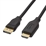 Amazon Basics Uni-Directional DisplayPort to HDMI Display Cable 4K@30Hz - 4.57 m