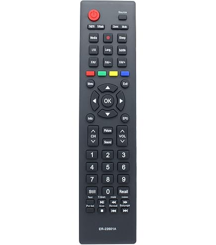 ER-22601A Fernbedienung Ersatz Für Hisense TV – Passt Für BD-F5700, BD-J5100, BD-J5900 & Mehr