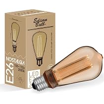 Amazon.co.jp : E26 調光器対応 エジソンバルブ LED電球 スパイラル