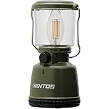 GENTOS(ジェントス) LEDランタン 単1電池 400ルーメン 無段階調光 炎のようにゆらめくキャンドルモード エクスプローラー EX-400F キャンプ 防災