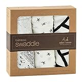 Aden+Anais エイデンアンドアネイ おくるみ 3セット swaddling wrap (15/midnight) [並行輸入品]