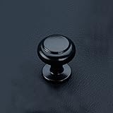 RaiFu モダンクラシックシングルハンドルラウンドシェイプソリッドキャビネット引き出しホームベッドルーム浴室のドアノブ