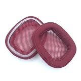 イヤーパッド ヘッドセットカバー for Logitech G433 G233 G-pro G533 G231 G331 イヤーマフ 交換用 (レッド)