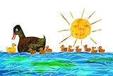 Marmont Hill Eric Carle 's 10 Little Rubber Ducks duckings-1キャンバス壁アート 24 by 16-Inch MH-ECARL-43-C-24