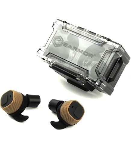 Amazon | [Caldwell] E-Max Shadows FDE 23デシベル NRR - Bluetooth