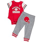 Wisconsin BadgersコロシアムInfant Boys MVP One Piece Outfit Andスウェットパンツセット