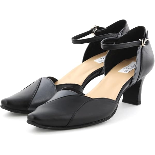 Amazon | 卑弥呼(ヒミコ) ソフトセパレートパンプス/623310/ブラック