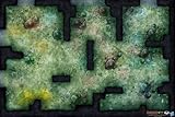 D&D Fungal Cavern Vinyl Campaign Map [並行輸入品]
