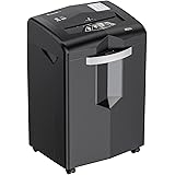 bonsaii シュレッダー 業務用 60分間連続細断 24枚同時細断 27L大容量 600枚分収容 カード/CD細断 4×35mmクロスカット オートリバース機能付き 電動 アップグレードモデル 家庭用 静音 ブラック C144-D