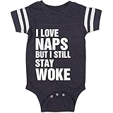 政治的にAware Baby Onesie : Infant RabbitスキンFootballボディスーツ カラー: ブルー
