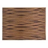 High Quality Easy Installation Waves Oil-Rubbed Bronze Backsplash Panel for Kitchen and Bathrooms (1