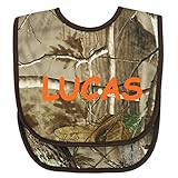Personalized CarstensリアルツリーカモBaby Bibs – 2ピース