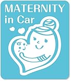 imoninn マタニティステッカー　【マグネットタイプ】　D：MATERNITY in Car　（水色）