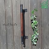 シンプルなデザインがどんなインテリアにもマッチ。Wood Door Handle iapi914