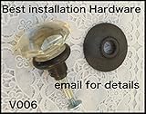 V006 Most Unusual Single knob with the best oil rubbed bronze hardware for door/drawer thickness to 