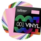 TECKWRAP Glossy Shimmer Vinyl Adhesive Vinyl for Craft Cutter 12" x 10ft, Shimmer Orange