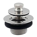 High Quality D331-F-26 1-3/8-Inch NPSM Fine Thread Twist-and-Close Bath Drain Plug, Polished Chrome