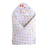 Pumpumly　ベビー おくるみ 新生児 フード付き 夏 春夏　100％コットン 通気 吸汗 保温 出産祝い　ベビー用品 ベビー小物 ベビー マタニティ 母の日 お母さんに プレゼント ギフト