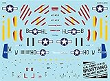 A-411 アシタのデカール 1/144 アメリカ陸軍航空隊 P-51Dマスタング「マスタングエース」#1