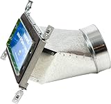 speedi-boot sbh-4148 FB 4インチ幅by 14インチ長to 8インチ直径45度登録Vent Boot調節可能なハンガー