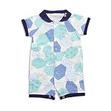 Sunny Landscape パイン柄ロンパス　ネイビーブルー　70cm
