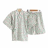 AMIGGOO　夏祭り　花火大会　綿　100%　キッズ　甚平　ジンベイ　浴衣