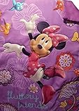Disney Minnie Mouse Fluttery Friends Toddler Bed (COMFORTER ONLY) Kids Bedding [並行輸入品]