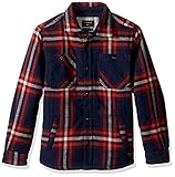 Quiksilver Big Boys' Long Sleeve Youth Woven Top Game Play Navy 8 [並行輸入品]