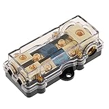 IPOTCH 車　60A　オーディオ　ヒューズホルダー　電源　分配ブロック　ヒューズボックス　ユニバーサル　耐久性 互換性
