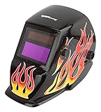 Forney 55698 Automatic Darkening Welding Helmet, Flames [並行輸入品]
