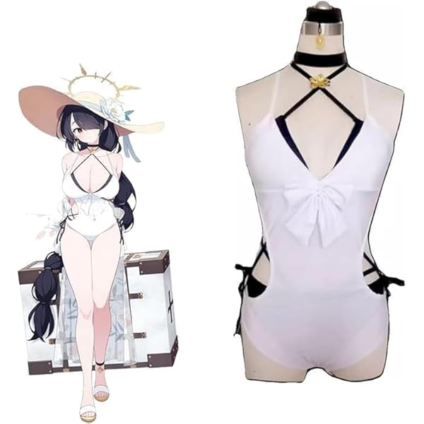 ブルアカ　水着アツコ　コスプレ衣装一式 Amazon.co.jp: [TONGCHENG] ブルーアーカイブ-ブルアカ アツコ