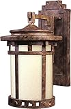 Maxim Lighting 86034MOSE One Light Sienna Mocha Glass Wall Lantern [並行輸入品]