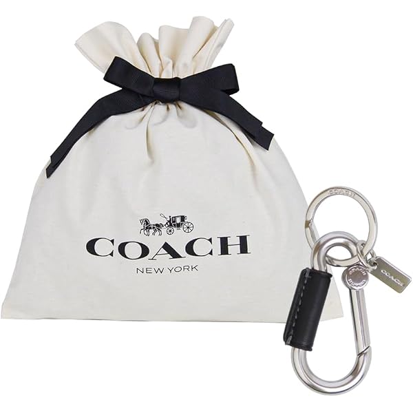 COACH コーチ カラビナ ブラック キーリング COACH（コーチ） カラビナ キーリング メンズ COACH key ring