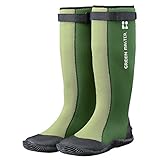 ATOM アトム レインブーツ グリーンマスター 防水 長靴 [グリーン 緑 SSサイズ:22.0-22.5cm] 折りたたみ ロングブーツ メンズ レディース 男女兼用