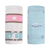 Final Home ファイナルホーム 6重 綿100％ ガーゼケット おくるみ ベビー オーガニック コットン （多機能）70x70 cm (帆船 & 飛行機)