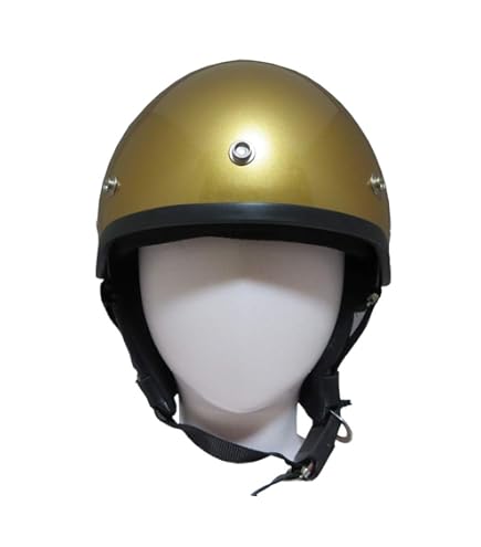 Amazon.co.jp: ZK-600 ヘルメット 3点ボタン式バイザー付き ハーフ