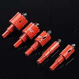 5 台の PC 15-35 mm カーバイド先端のドリルビットメタルウッド合金カッターホールソー