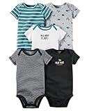 カーターズ Carter's ボディスーツ 半袖 5枚組 綿100% 5-Pack Original Bodysuits 6M (61-67cm) [並行輸入品]