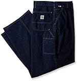 CarharttメンズBig & Tall Flame Resistant署名Denim Dungaree カラー: ブルー