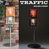 ソーラーライト LED ガーデンライト ディズニー 信号ソーラーライト ヴィンテージミッキー ベランダ テラス