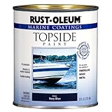Rust-Oleum 207002 Marine Topside Paint, Navy Blue, 1-Quart [並行輸入品]