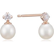 Amazon | canal4℃(カナルヨンドシー)K10ピンクゴールド(PG)ピアス  