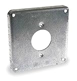 Steel City 478 Pre-Galvanized Steel Square Box Surface Cover with 4-Wire Twist Lock Device [並行輸入品]