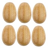 monkeyjack 6ピース手作り木製Egg Shaker Small Percussion Rattle Rhythm Musical Toys for Children