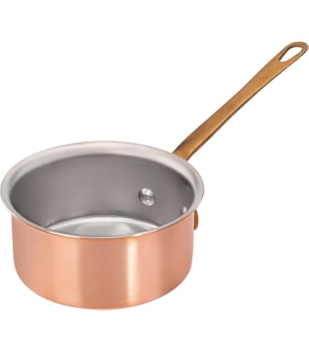 Matfer Bourgeat Stainless Steel Flared Saute Pan - 9 1/2 Inch, Induction Compatible, Made In France - View #6