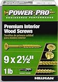 The Hillman Group 48583 LB 9x2.5 Gold Wood Screw by The Hillman Group