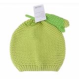 [Mr.M] ニット帽 ニットキャップ ワッチ帽子　フルーツ　林檎　アップル 子ども キッズ ベビー赤ちゃん ニット帽子 春秋冬 男女兼用 　コットン毛糸 (頭周り：48cm)