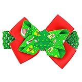 Zhhlaixing ベビー小物 Kids Headband Headdress Hair Clips Christmas Ribbon Bowknot Hairpin Hair Accessorie