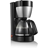 アビテラックス コーヒー メーカー ブラック 1.25L 7～8杯分 保温 ラージサイズ ドリップ式 大容量 ガラスジャグ保温 液垂れ防止 ナイロンフィルター付 家族 来客 オフィス向け