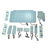 IDVAN トヨタ ハイエース LED ルームランプ トヨタ ハイエース200系 4型/5型/6型 スーパーGL用 ホワイト 室内灯 専用設計 高輝度 8点セット 200系ハイエース / レジアスエース200系(KDH200/TRH200系) 標準/ワイドボディ 4型/5型 LEDバルブ 内装パーツ 取付簡単 8点セット 内装パーツ 取付簡単 8点セット